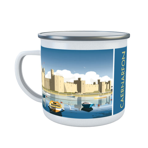 Caernarfon, Gwynedd Enamel Mug