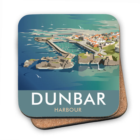 Dunbar Harbour - Cork Coaster