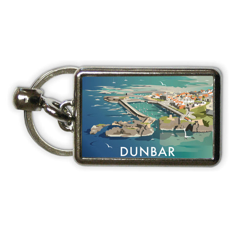 Dunbar, Scotland Metal Keyring