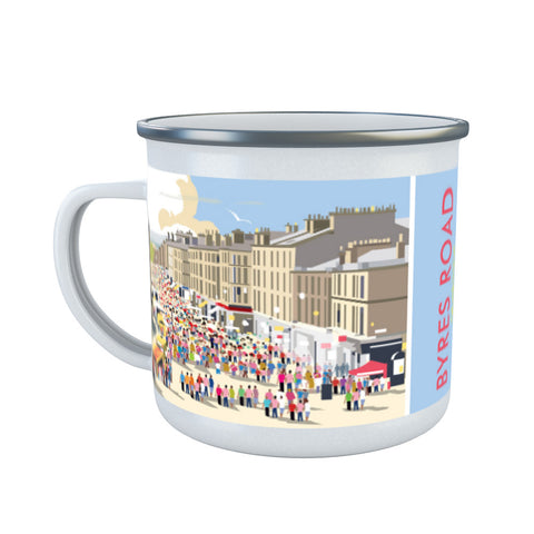 Byres Road, Glasgow Enamel Mug