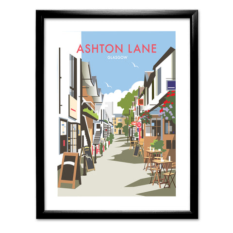 Ashton Lane, Glasgow - Fine Art Print