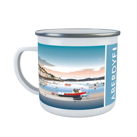 Aberdyfi, Gwynedd Enamel Mug