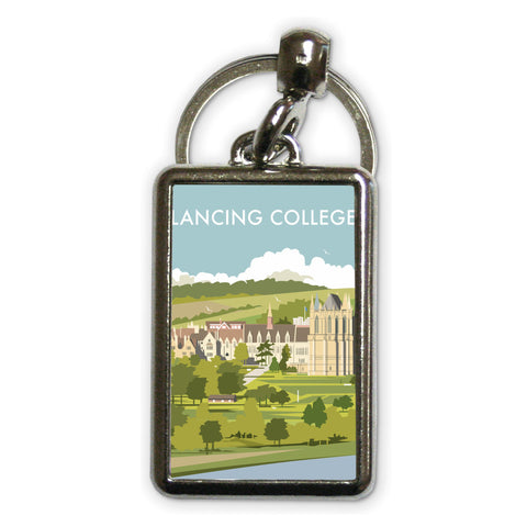 Lancing College Metal Keyring