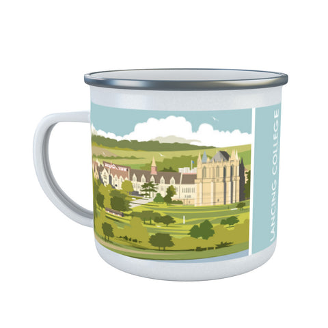 Lancing College Enamel Mug