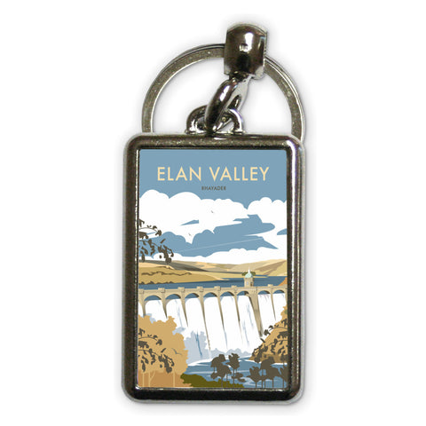 Elan Valley Metal Keyring