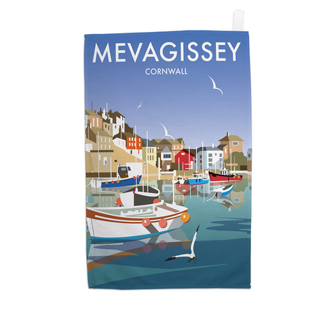 Mevagissey, Cornwall Tea Towel