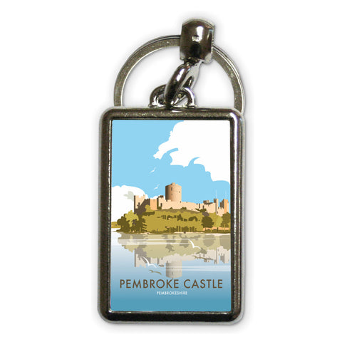 Pembroke Castle, Pembrokeshire Metal Keyring