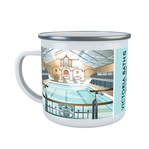 Victoria Baths, Manchester Enamel Mug