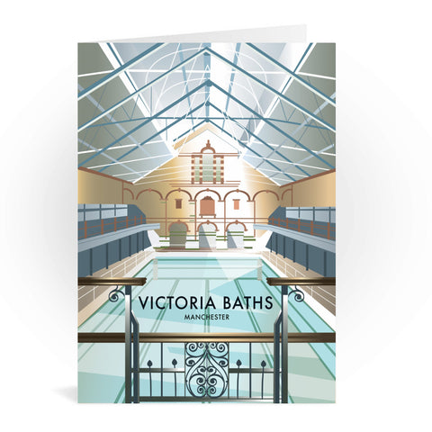 Victoria Baths, Manchester Greeting Card