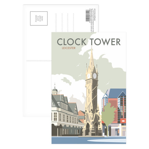 Clock Tower, Leicester Postcard Pack of 8