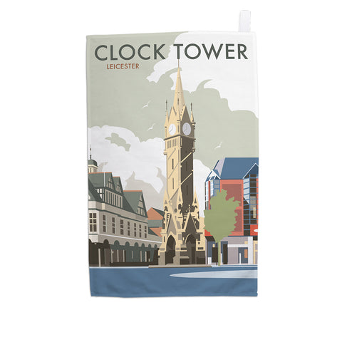 Clock Tower, Leicester Tea Towel