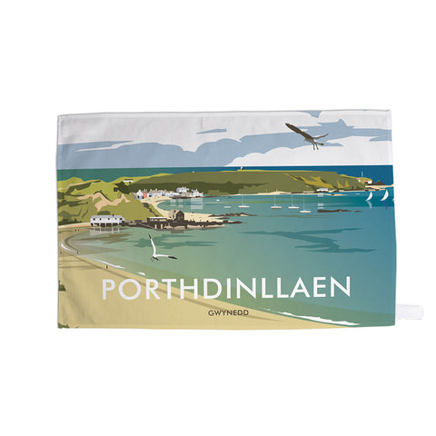 Porthdinllaen, Gwynedd Tea Towel