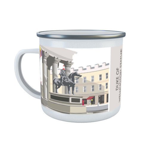 Duke Of Wellington Statue, Glasgow Enamel Mug