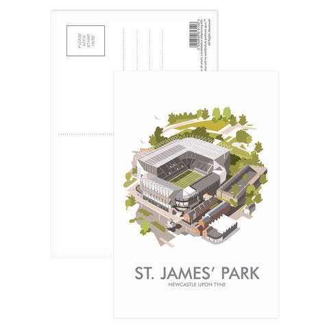 St. James' Park, Newcastle Upon Tyne Postcard Pack of 8