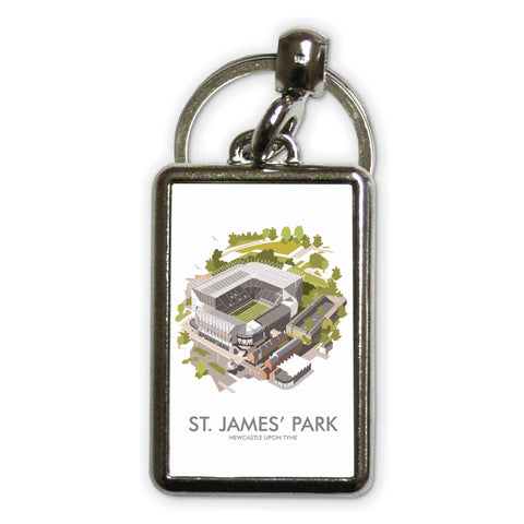 St. James' Park, Newcastle Upon Tyne Metal Keyring