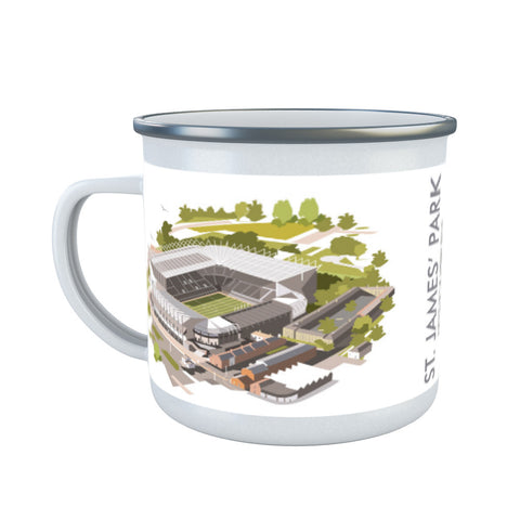 St. James' Park, Newcastle Upon Tyne Enamel Mug