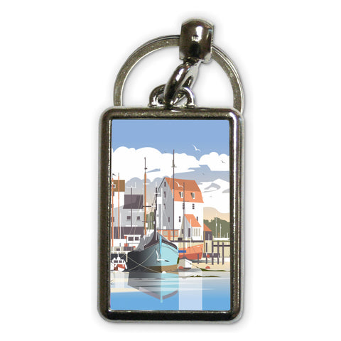 Woodbridge, Suffolk Metal Keyring