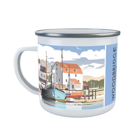 Woodbridge, Suffolk Enamel Mug