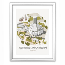 Load image into Gallery viewer, Metropolitan Cathedral, Liverpool Art Print