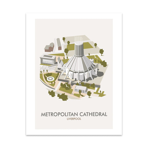 Metropolitan Cathedral, Liverpool Art Print