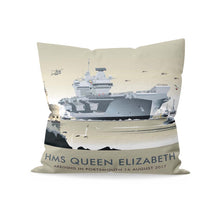 Load image into Gallery viewer, Hms Queen Elizabeth, Portsmouth 2017 Cushion