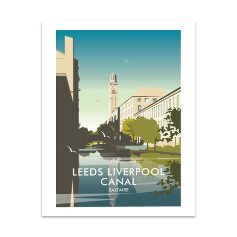 Leeds Liverpool Canal, Saltaire Art Print