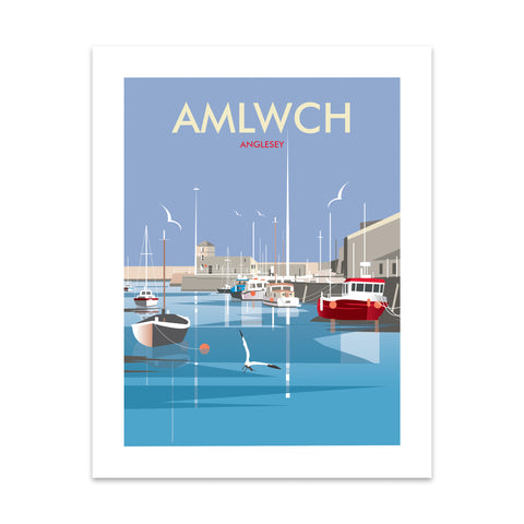 Amlwch, Anglesey Art Print