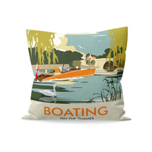 Load image into Gallery viewer, Boating, On The Thames Cushion