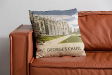 Load image into Gallery viewer, St George's Chapel, Windsor Castle Cushion