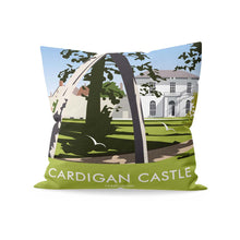 Load image into Gallery viewer, Cardigan Castle, Ceredigion Cushion