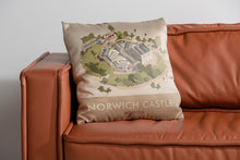Load image into Gallery viewer, Norwich Castle, Norfolk Cushion