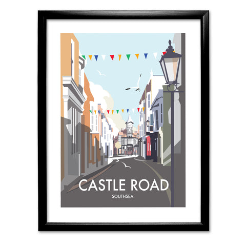 Castle Road, Southsea Art Print