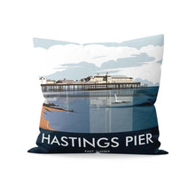 Load image into Gallery viewer, Hastings Pier, East Sussex Cushion