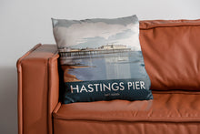 Load image into Gallery viewer, Hastings Pier, East Sussex Cushion