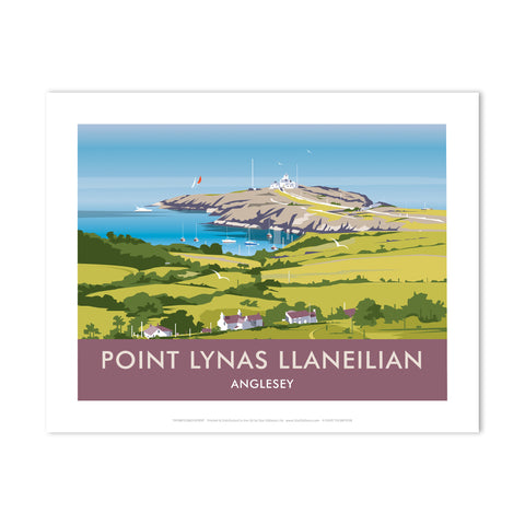 Point Lynas Llaneilina, Anglesey Art Print