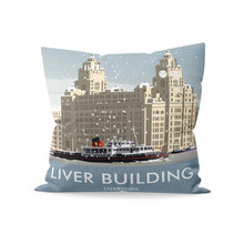Load image into Gallery viewer, Liver Building, Liverpool Cushion