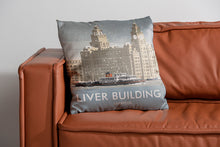Load image into Gallery viewer, Liver Building, Liverpool Cushion