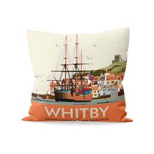 Load image into Gallery viewer, Whitby, Captain Cook's Ship Hms Endeavour Cushion