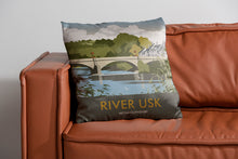 Load image into Gallery viewer, River Usk, Monmouthshire Cushion