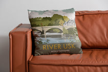 Load image into Gallery viewer, River Usk, Monmouthshire Cushion