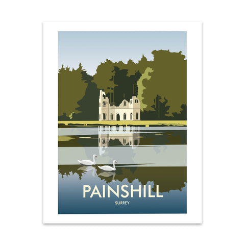 Painshill, Surrey Art Print