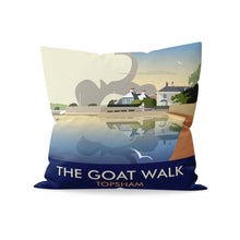 Load image into Gallery viewer, The Goat Walk, Topsham Cushion