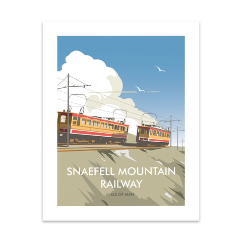 Snaefell Mountain Railway, Isle Of Man Art Print