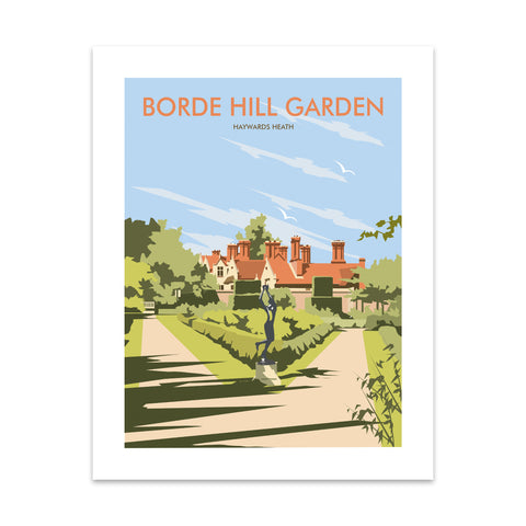 Borde Hill Garden, Haywards Heath Art Print