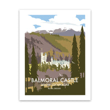 Load image into Gallery viewer, Balmoral Castle, Below Lochnagar, Royal Deeside Art Print