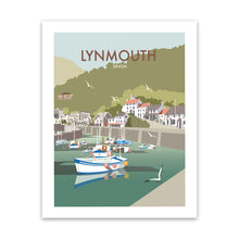 Load image into Gallery viewer, Lynmouth, Devon Art Print
