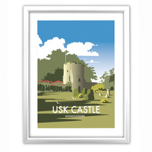 Load image into Gallery viewer, Usk Castle, Monmouthshire Art Print
