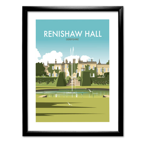 Renishaw Hall, Derbyshire Art Print