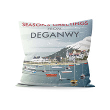 Load image into Gallery viewer, Deganwy, Seasons Greetings Cushion