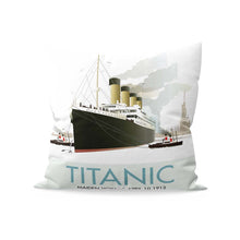 Load image into Gallery viewer, Titanic, Maiden Voyage, 10/04/1912 Cushion